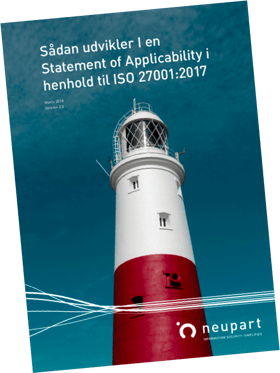 Statement of Applicability SoA vejledning - ISO 27001